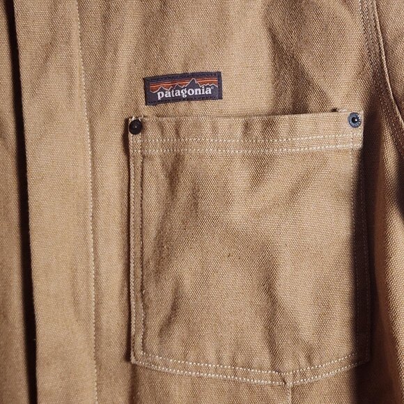 Patagonia Jacket Mens XL Brown Iron Forge Hemp Canvas Ranch Workwear Coat - Picture 2 of 14